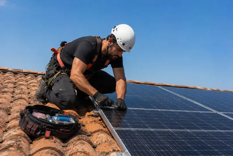 Maintenance et monitoring de panneaux solaires à Moutiers-sur-le-Lay