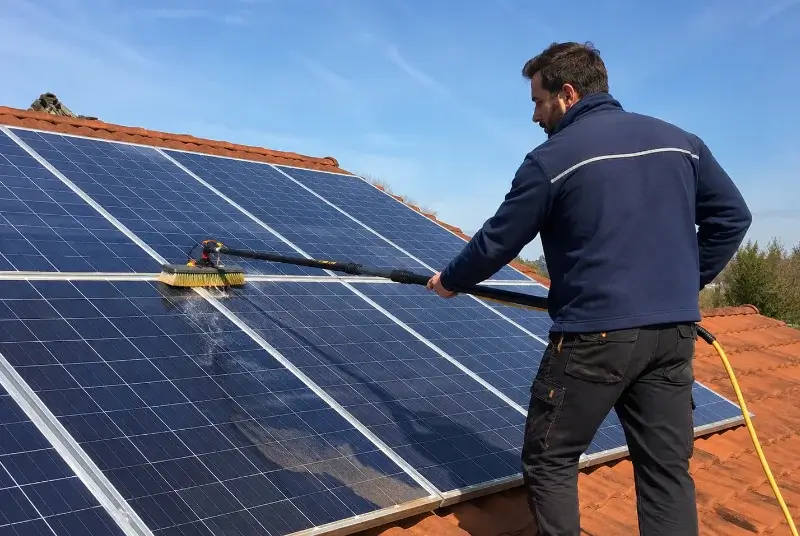 Nettoyage et entretien de panneaux solaires à Moutiers-sur-le-Lay